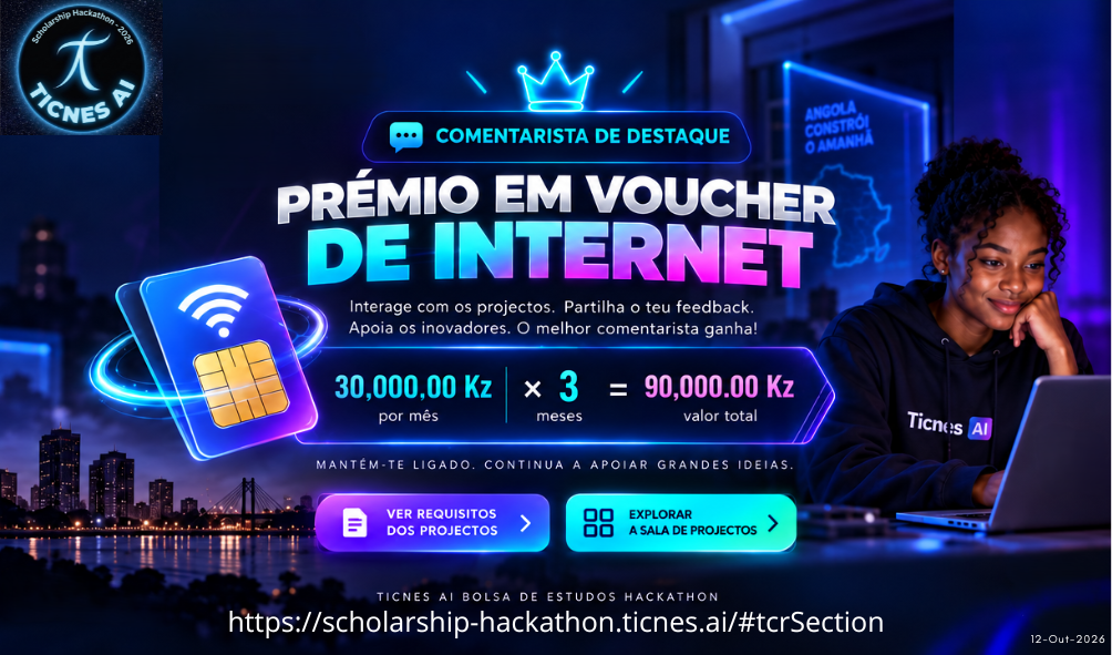 Banner do prémio — Prémio dos Comentários (“Melhor Comentador”), lançamento a 12 de outubro de 2026